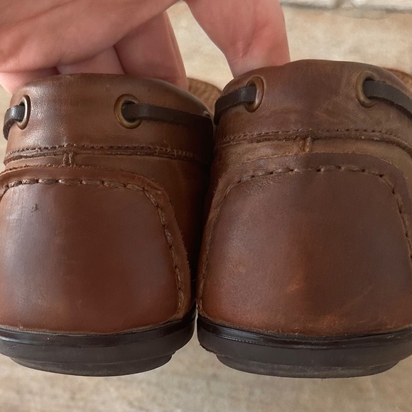 GBX Loafers Driving Mocs Shoes Mens Sz 11 D Leather Brown Slip On Henley Casual main image 6